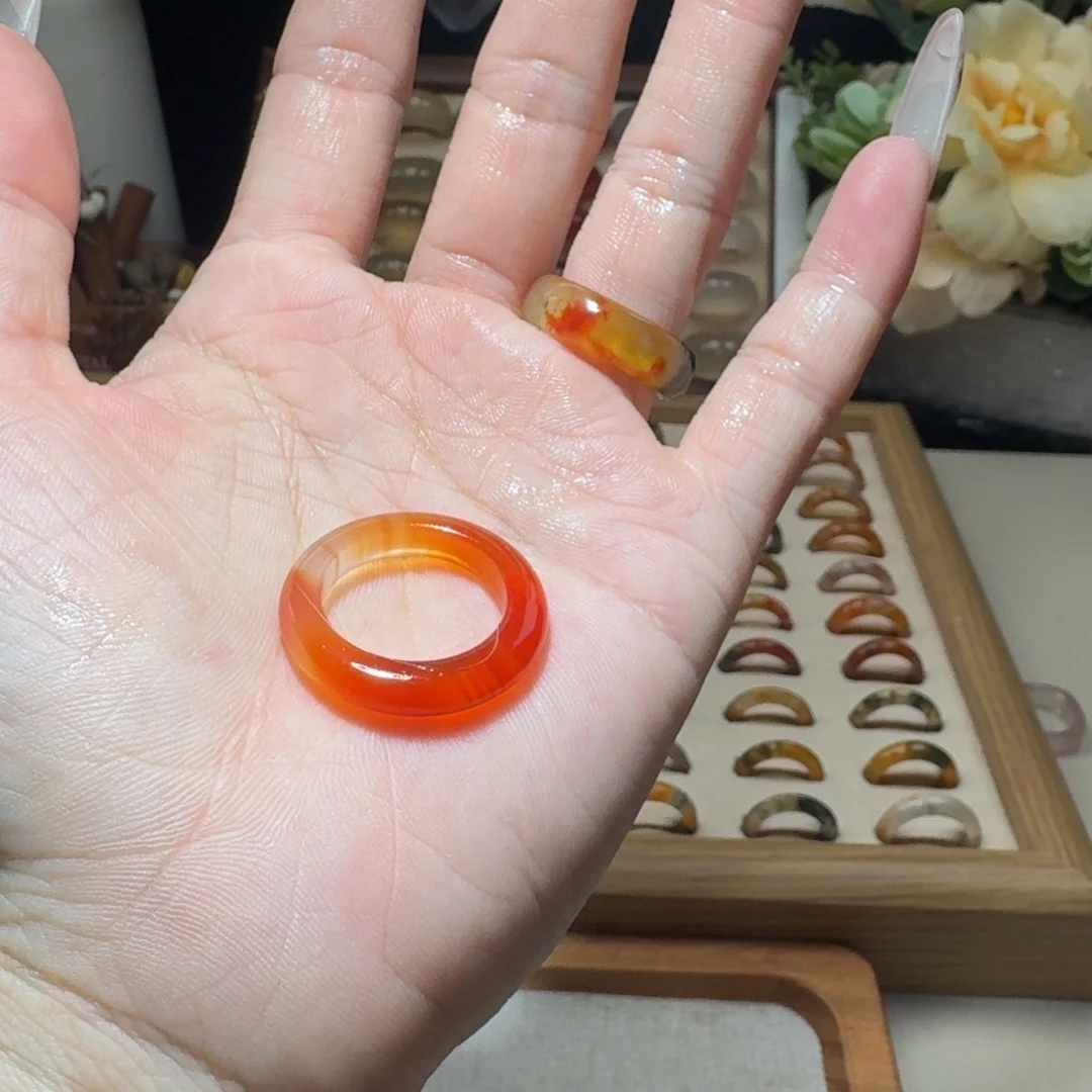 玛瑙/玉髓未镶嵌戒圈