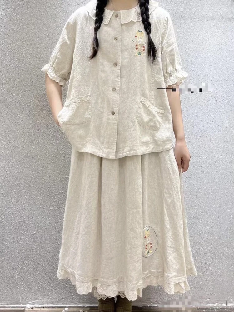 木木家 亚麻套装裙