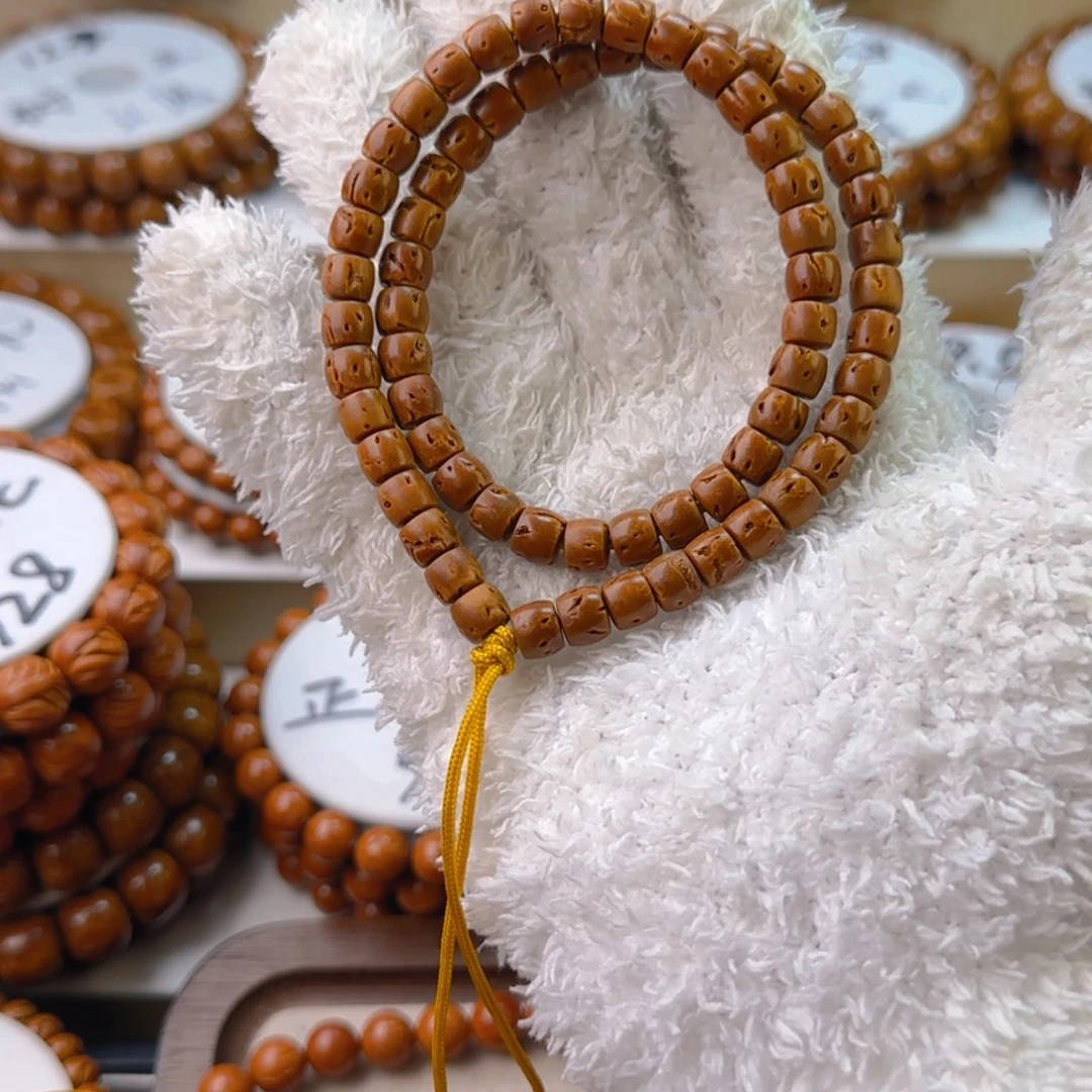 桃核手串脑纹桃核核壁直切