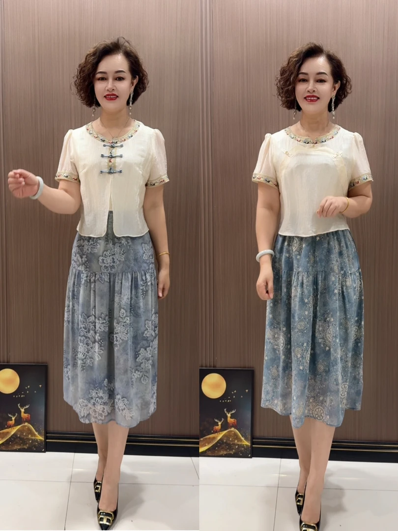 272款时尚减龄拼接显瘦气质休闲夏季连衣裙