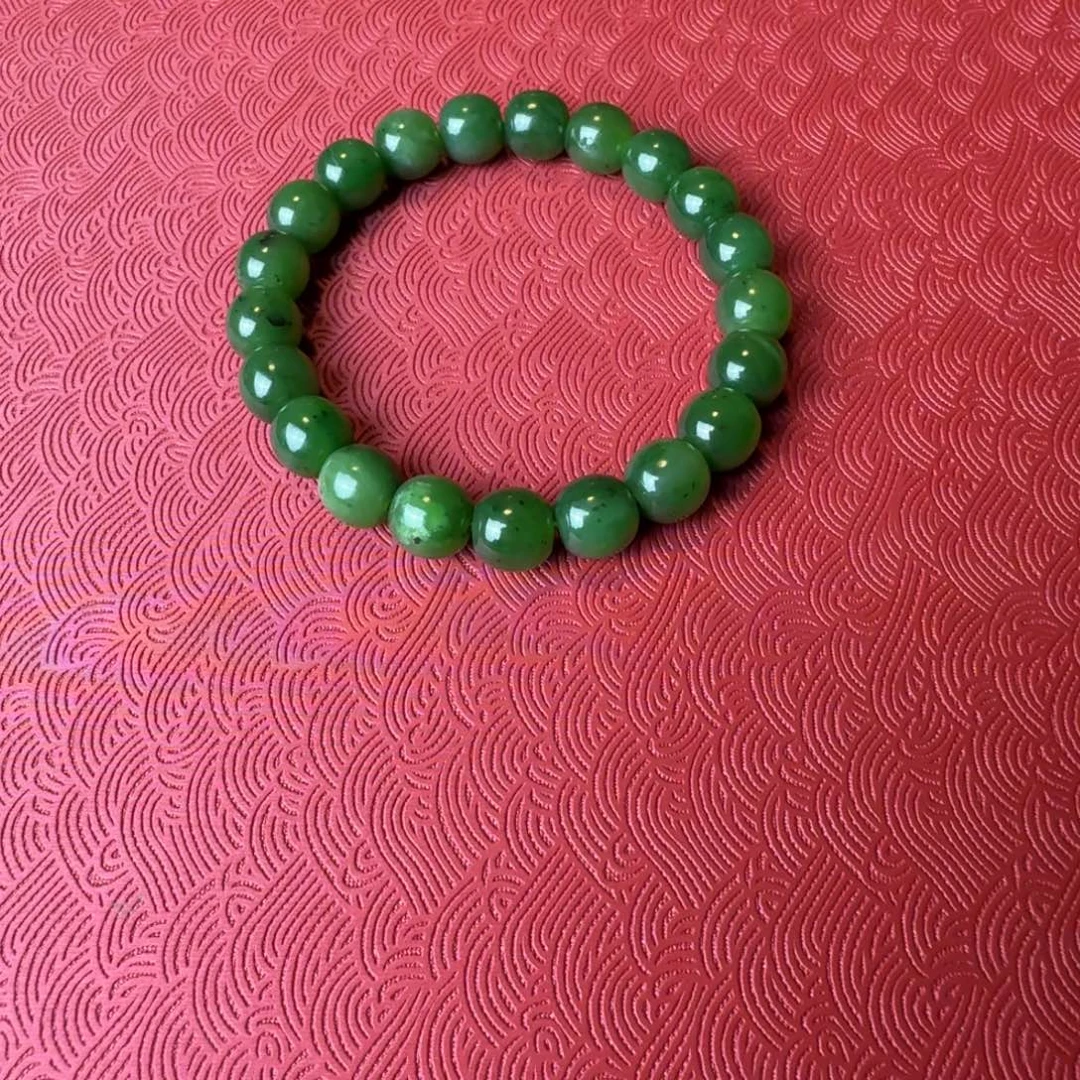 和田玉（碧玉）未镶嵌手链