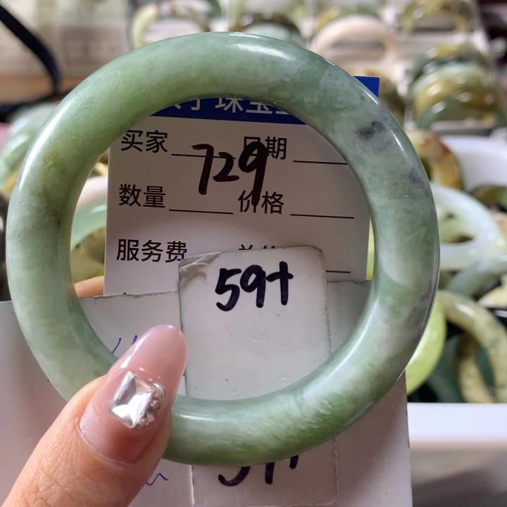 蛇纹石玉手镯未镶嵌729