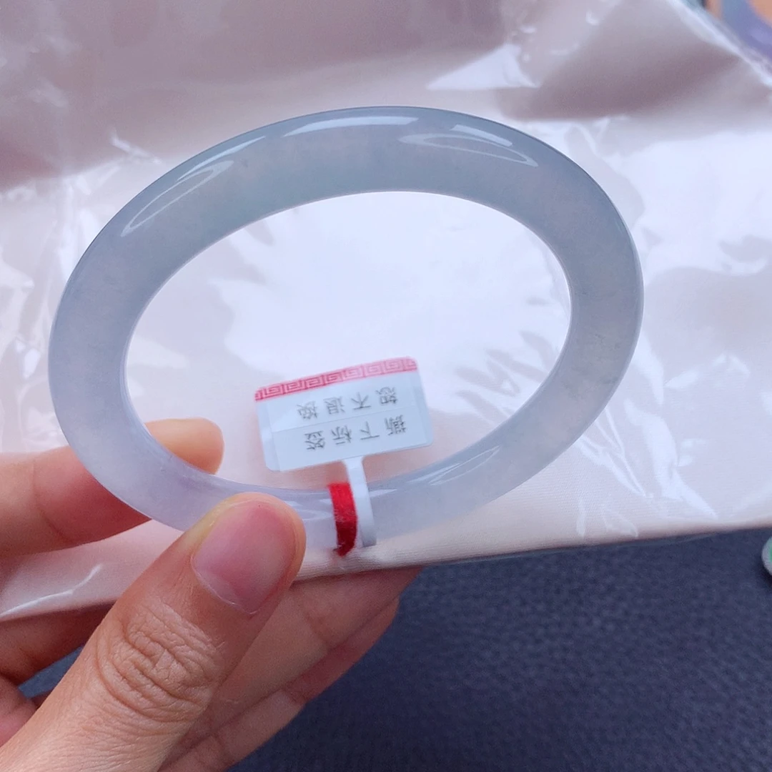 未镶嵌手镯翡翠54.6 荧光棒 美人条