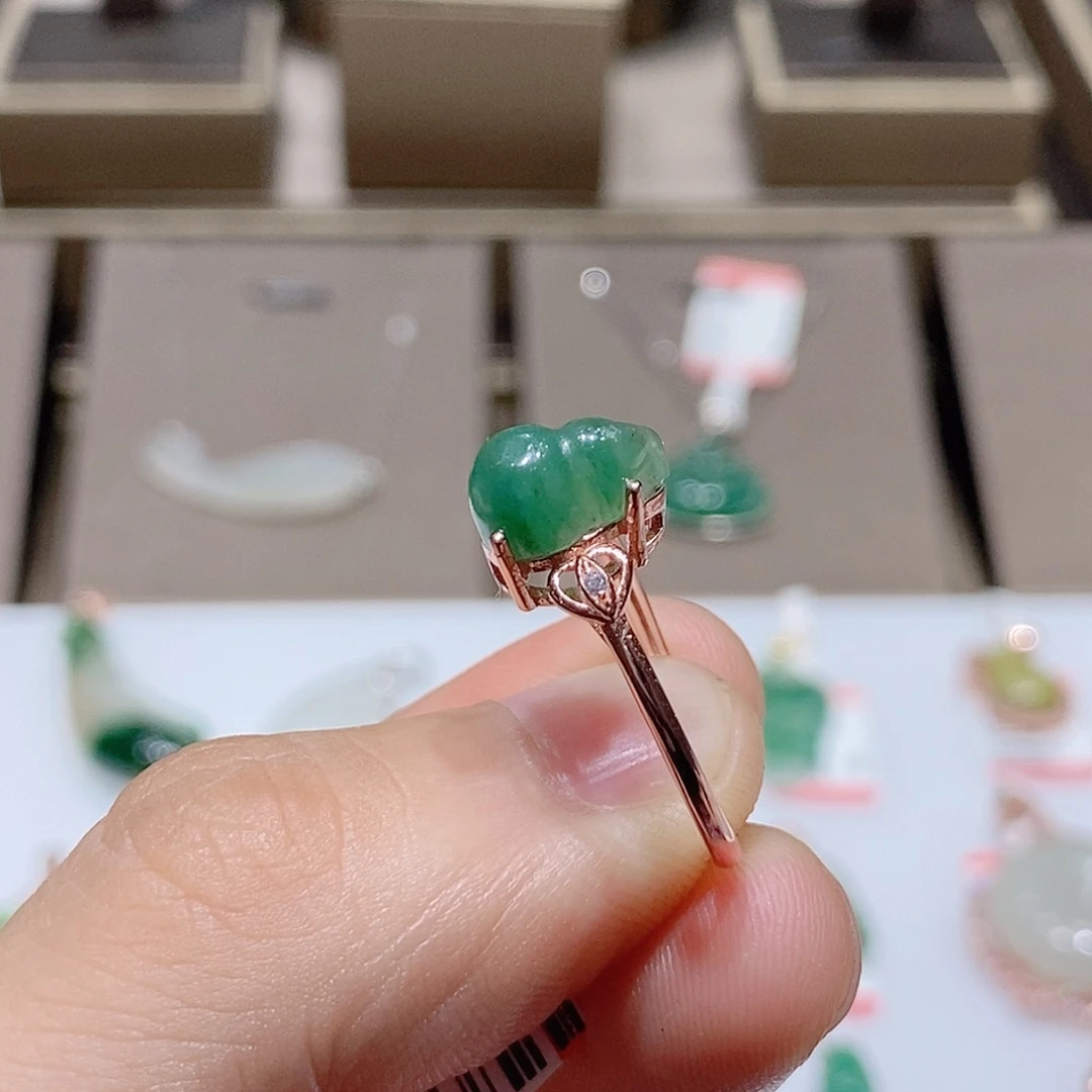 独山玉银S925镶嵌吊坠