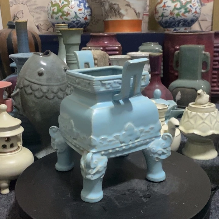 摆件瓷汝窑瓷器瓷器瓷器