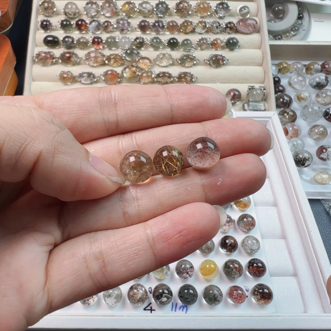 W***m银S800镀金镶嵌手链水晶