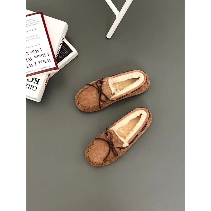 【加厚款豆豆鞋】真皮时尚舒适保暖加绒豆豆鞋
