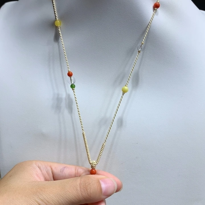 蜜蜡颈饰未镶嵌特价挂绳