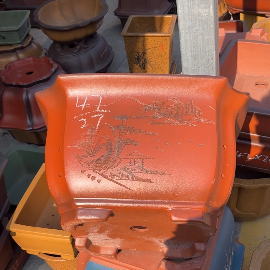 紫砂花盆盆景艺术