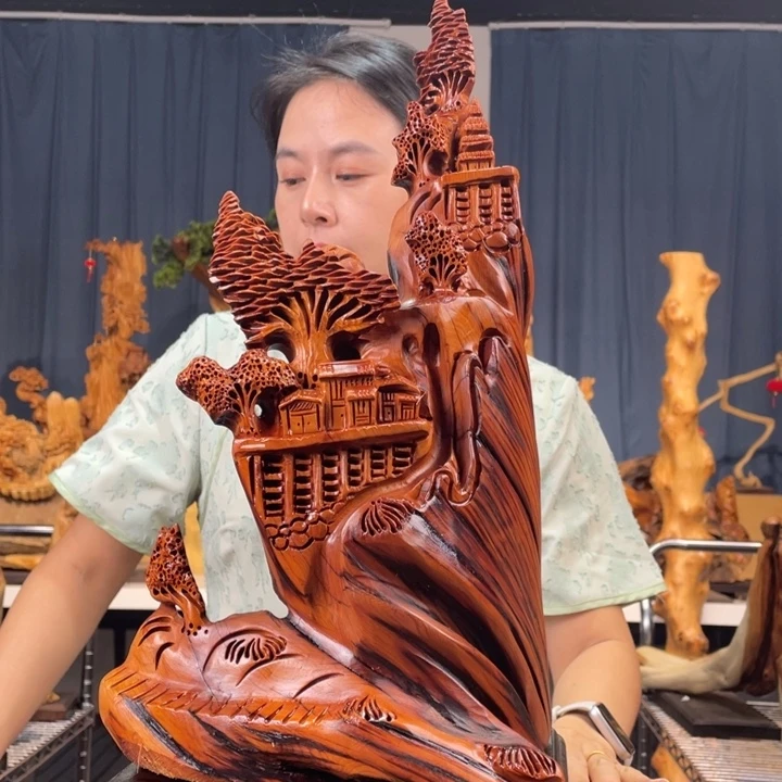 柏木（崖柏）山水倒流香送两盒香