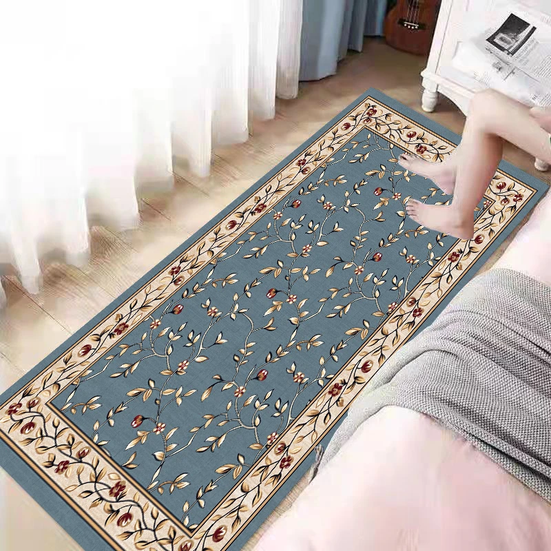 现代简约地毯卧室床边毯家用房间飘窗地垫可裁剪水洗长条防滑脚垫
