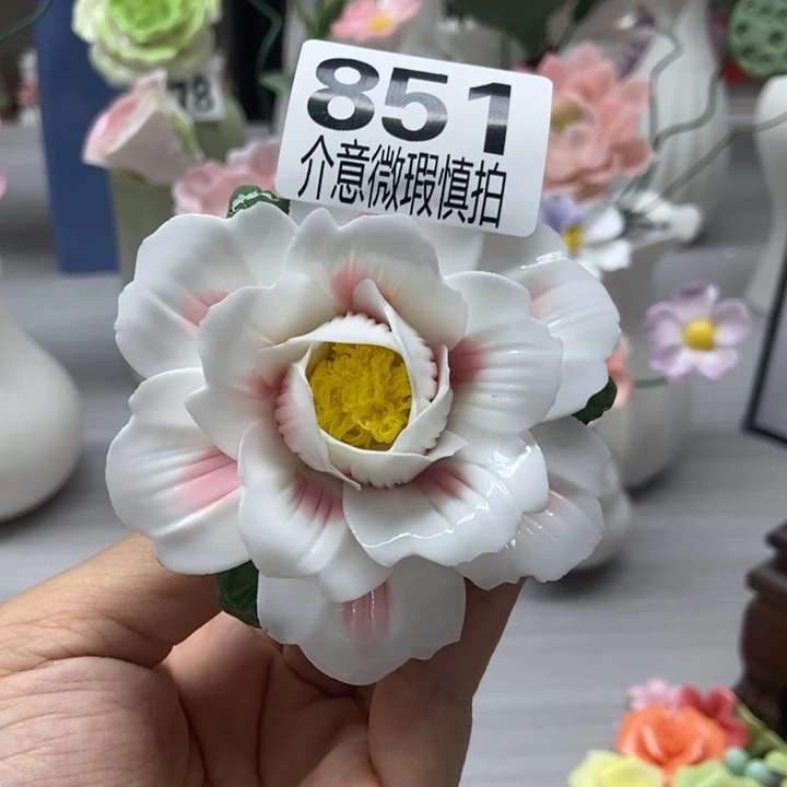 陶瓷手工制作陶瓷花