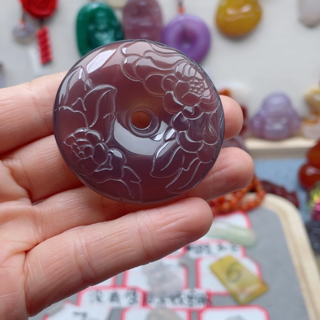 玛瑙/玉髓颈饰合金木*啊