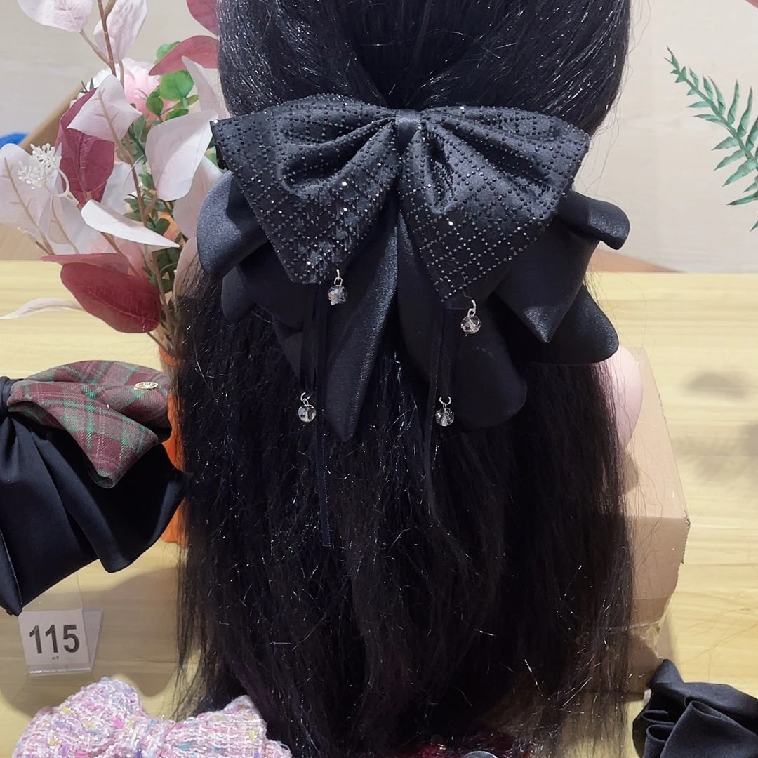 布艺铁合金蝴蝶结发夹