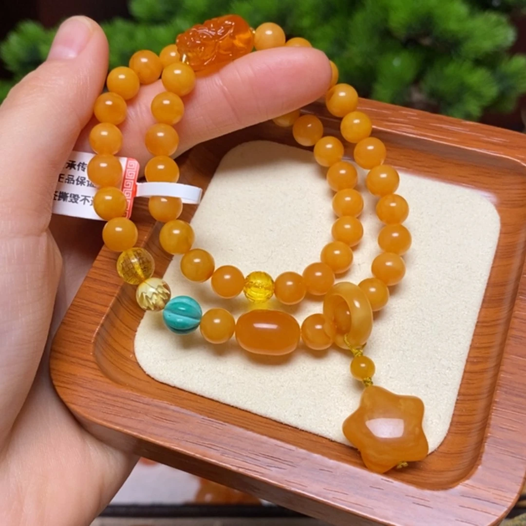 【闪购商品】手链蜜蜡未镶嵌手串