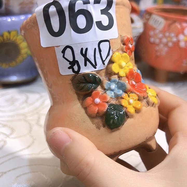 陶瓷多肉花盆满15包邮