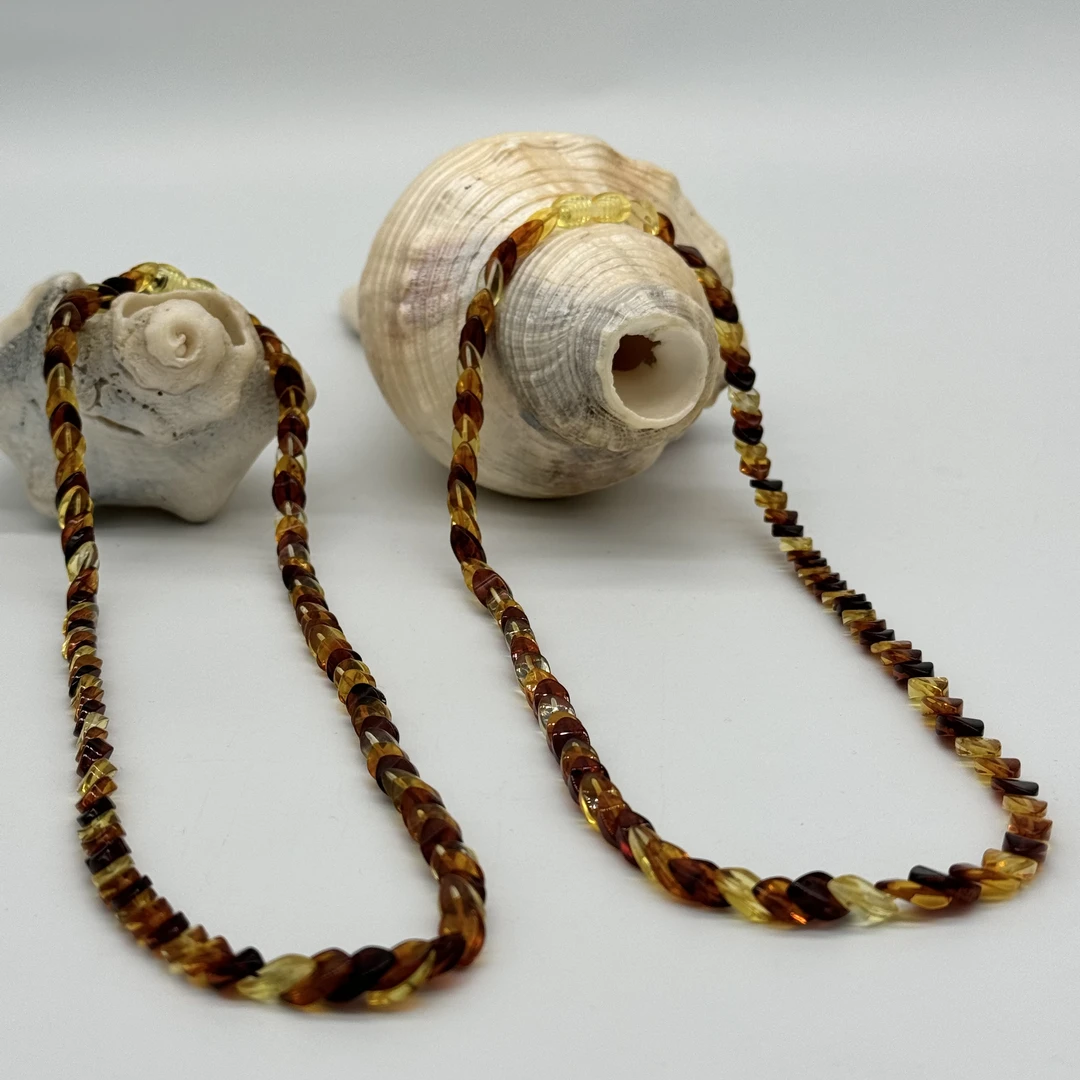 Bak Gvzal Jawayirat乔美首饰琥珀精致项链多样性发一