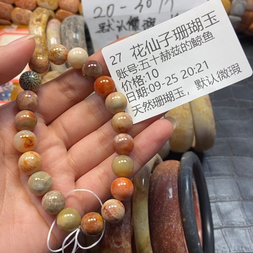 五***鱼硅化珊瑚（珊瑚玉）未镶嵌珠宝半成品27