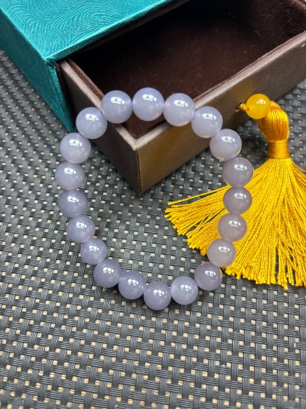 青海透烟紫10m手链-21QW824