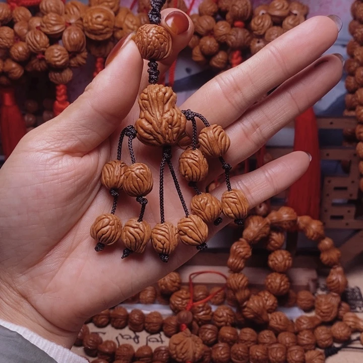 吊坠桃核龙纹桃枭