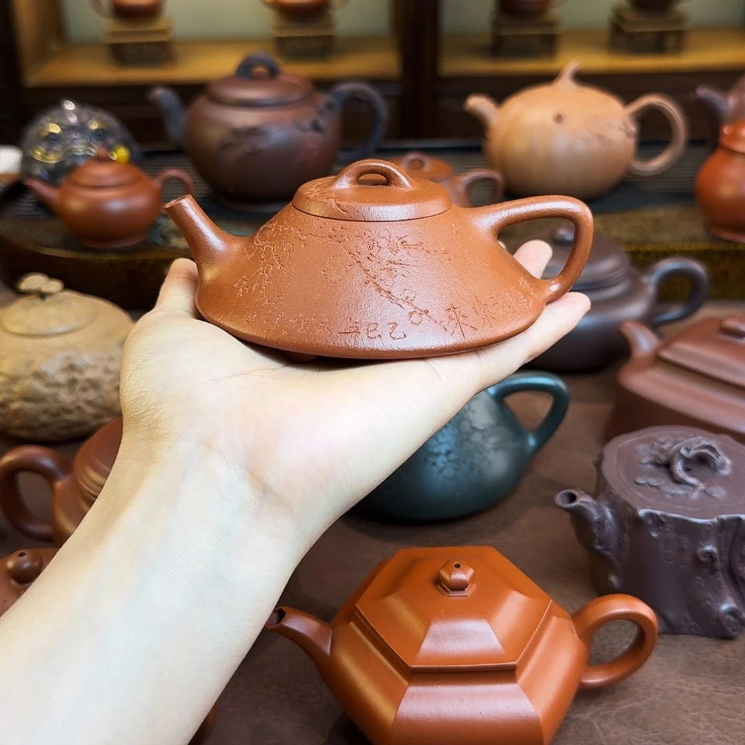 茶壶紫砂合瓢，降坡泥