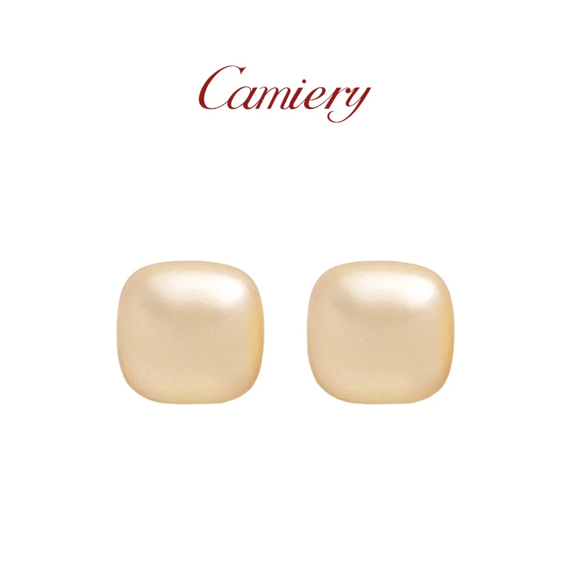 CAMIERY/卡美瑞 气质百搭轻奢时尚高端方糖耳钉