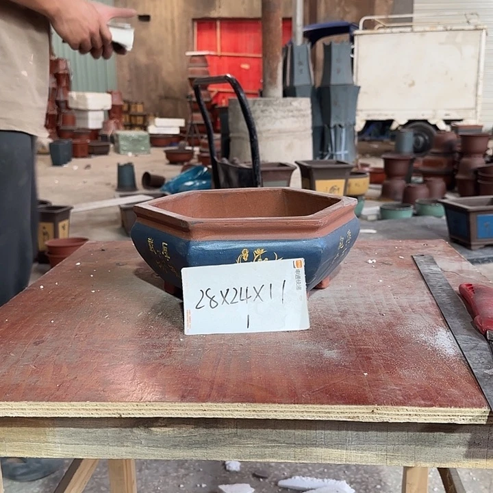 紫砂花盆盆景盆盆