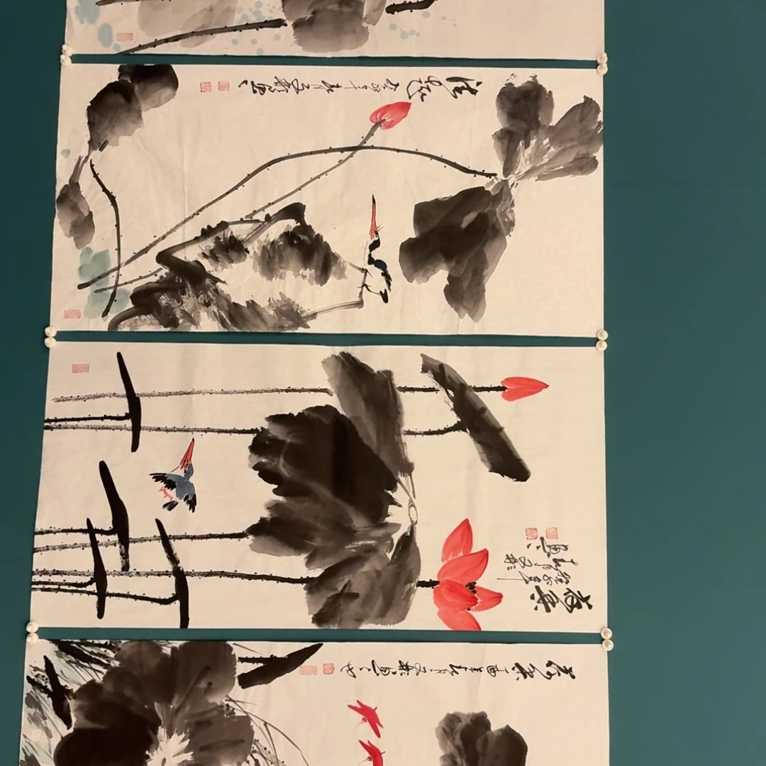 国画溥老师老师作品画作