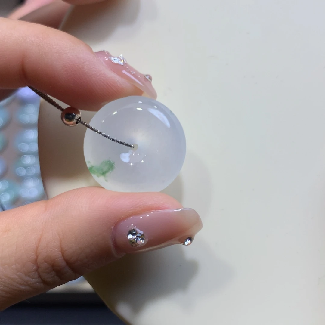 翡翠未镶嵌颈饰平安扣20.2*5.6