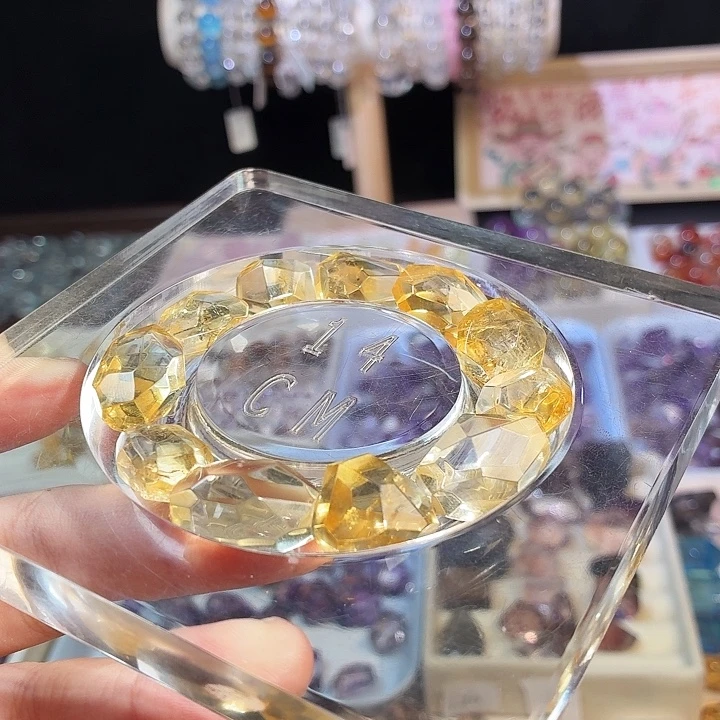 吊坠(不含链)水晶未镶嵌黄水 随形 手串 可单出