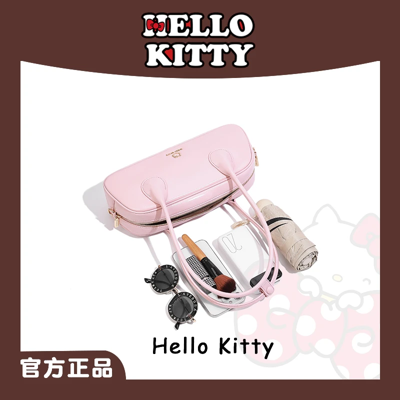 凯蒂猫（hellokitty）正品眨眼俏皮猫耳手提羽毛包51778