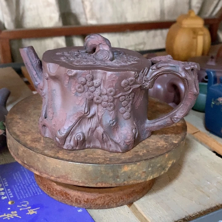 紫砂茶壶波***?微瑕不退换1285