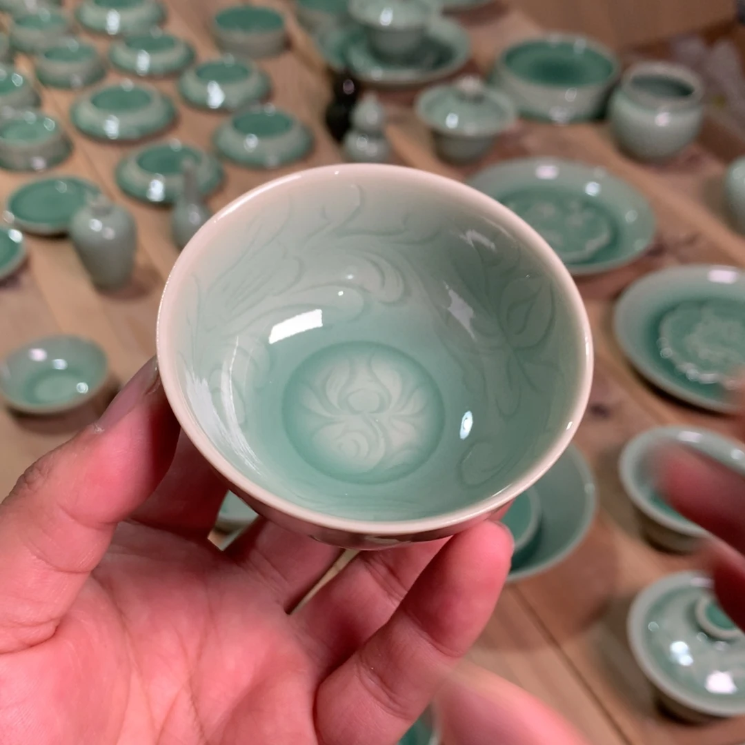 恒***1龙泉青瓷茶具杯子