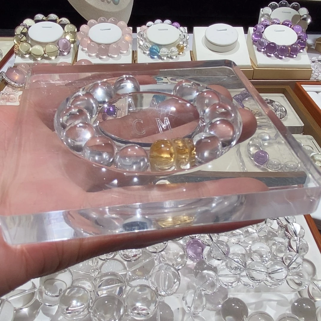 水晶未镶嵌项链12+定制