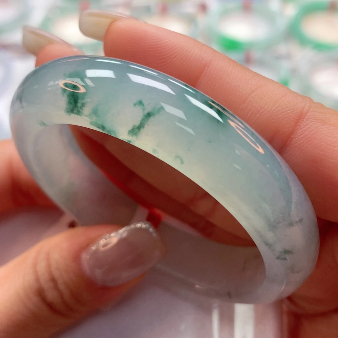 翡翠手镯未镶嵌51贵妃40号88