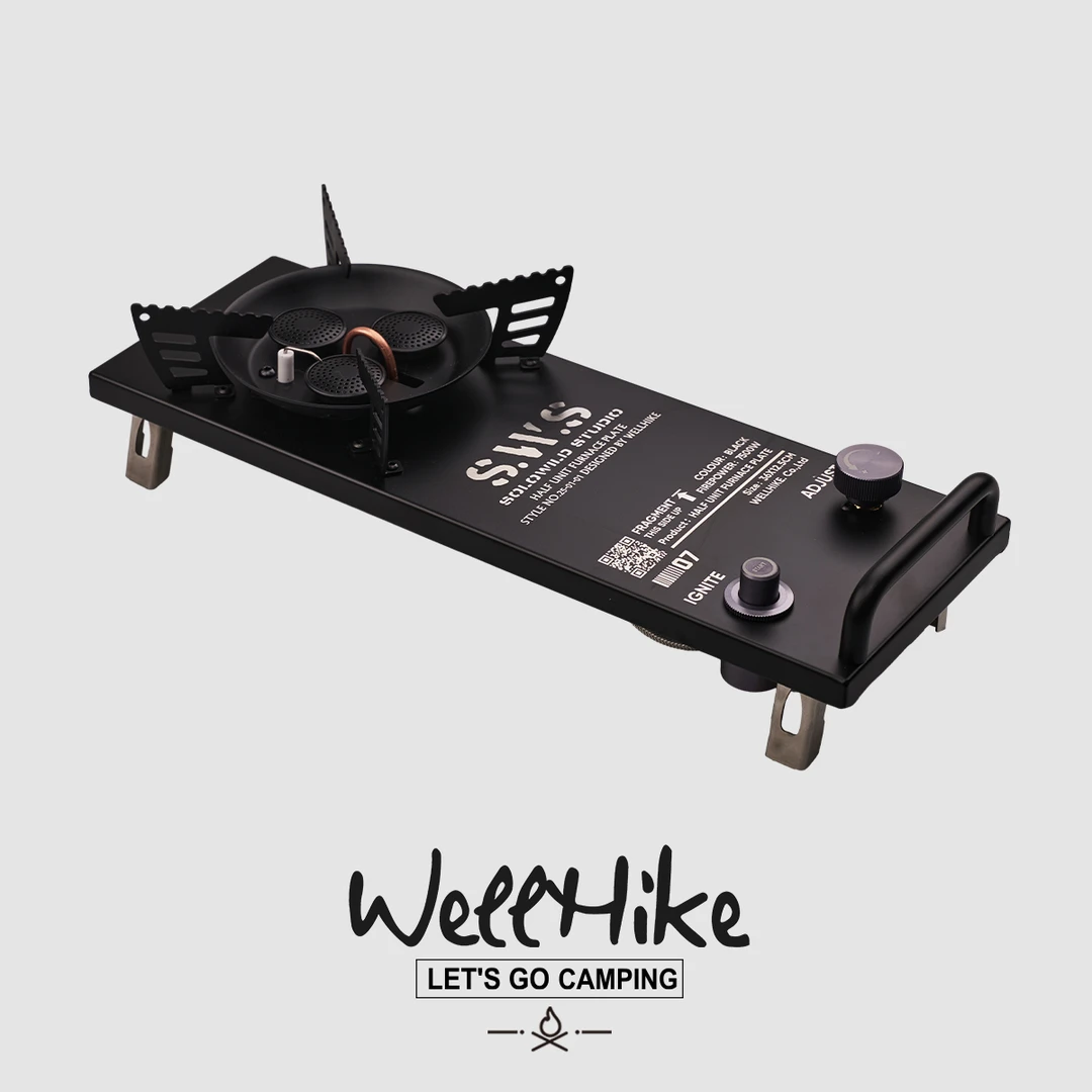 SWS户外露营半单元猛火炉IGT炉便携收纳户外炉卡式炉户外烧水烧烤