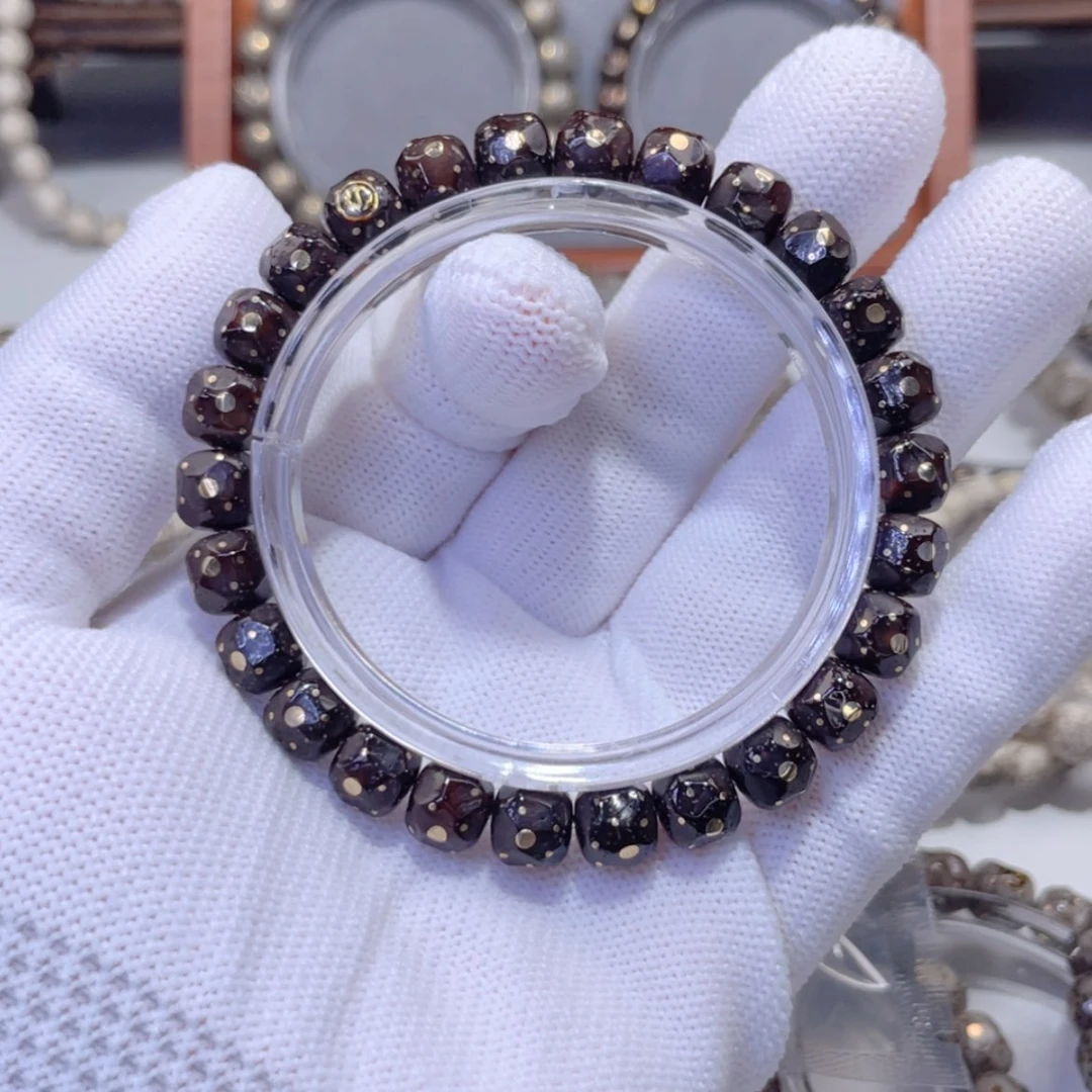 【闪购商品】星月菩提手串原生态黑金星月手工无相