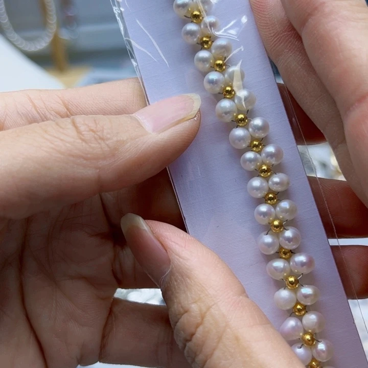 淡水珍珠吊坠银S925镶嵌