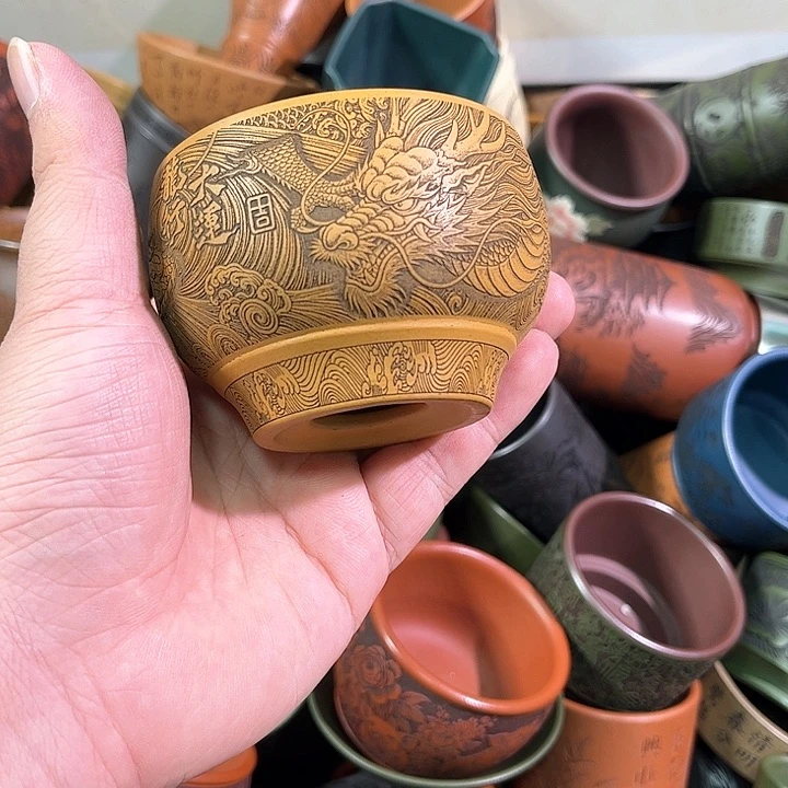 茶杯紫砂全手工紫砂主人杯