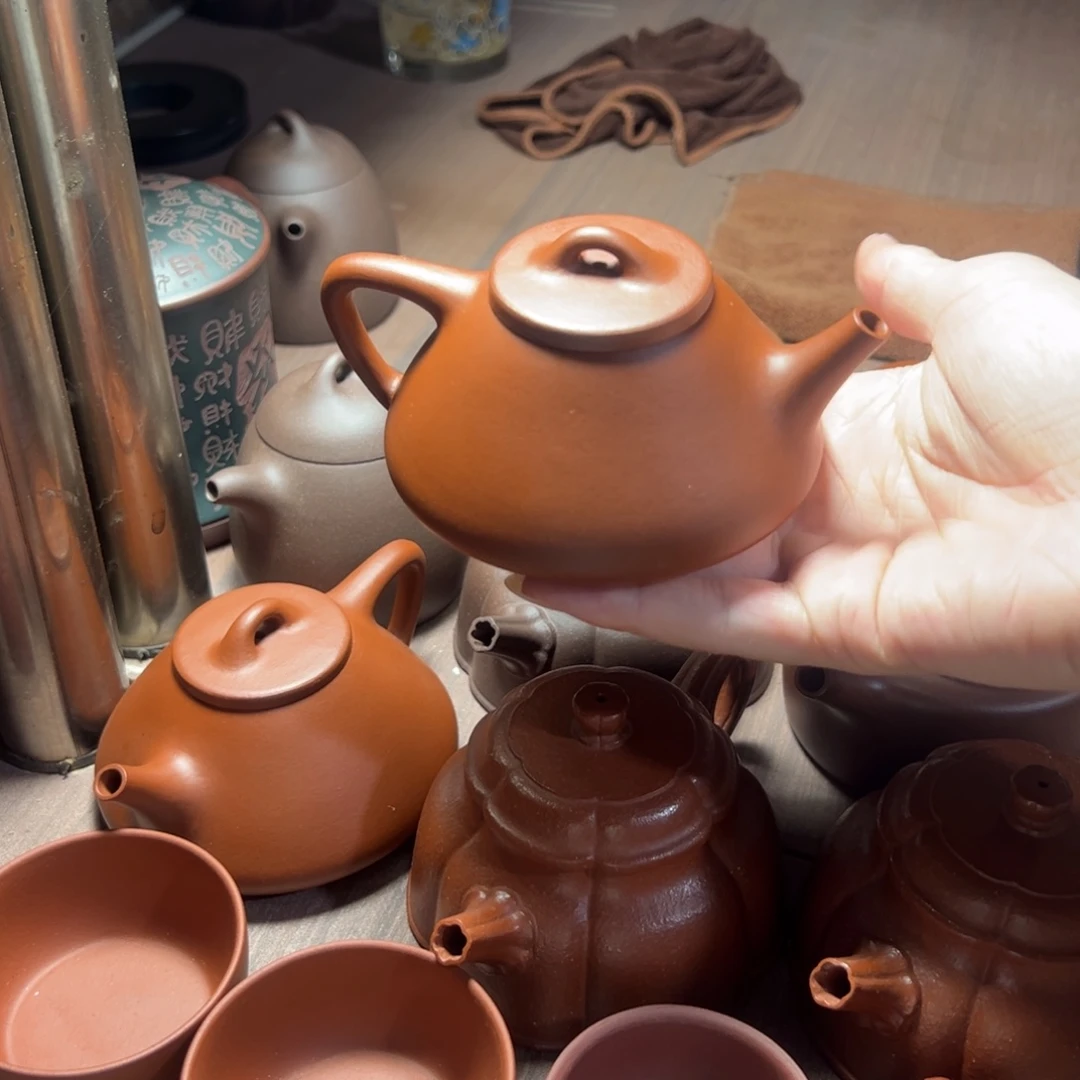 朱泥茶壶瑕疵品处理介意勿拍不退不换