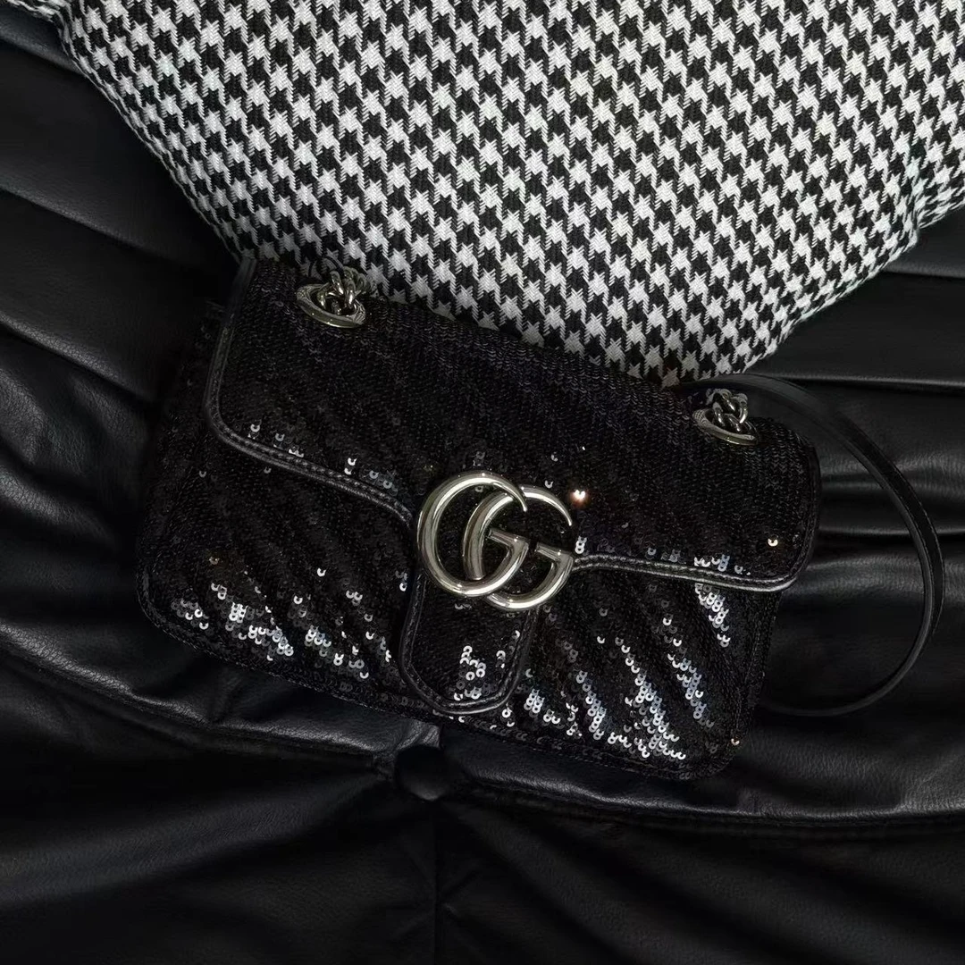 99新 GUCCI/古驰 奢品阁/古驰亮片马蒙22