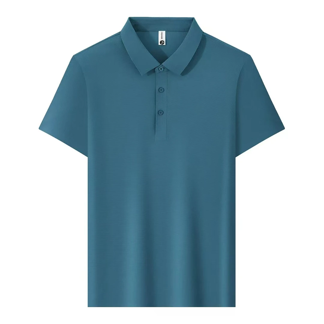 男款商务男装简约上衣短袖大码宽松休闲男士Polo衫常规款运动时尚