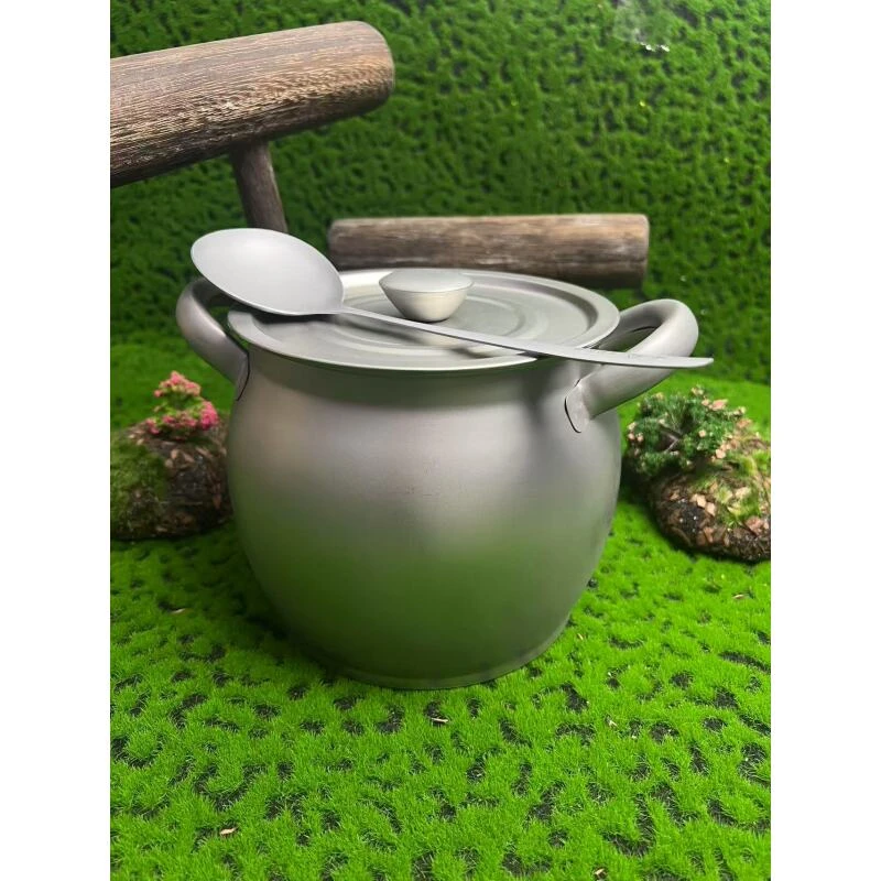 孤品 钛 四件套小炖锅猪油罐 2L、15cm*14cm