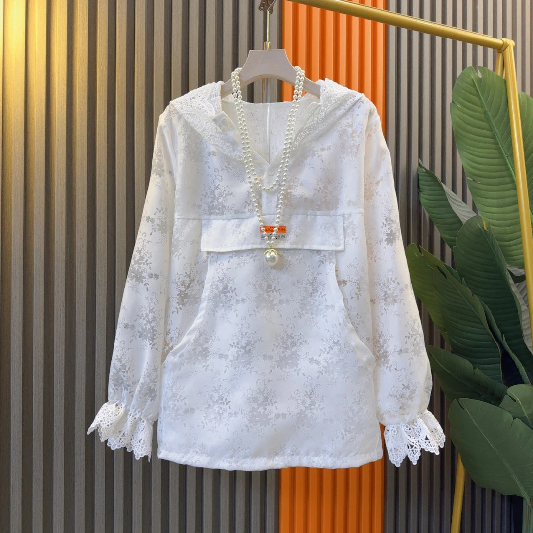 宽松时尚连帽洋气拼接长袖打底衫衣长70左右百搭休闲遮肉显瘦T恤