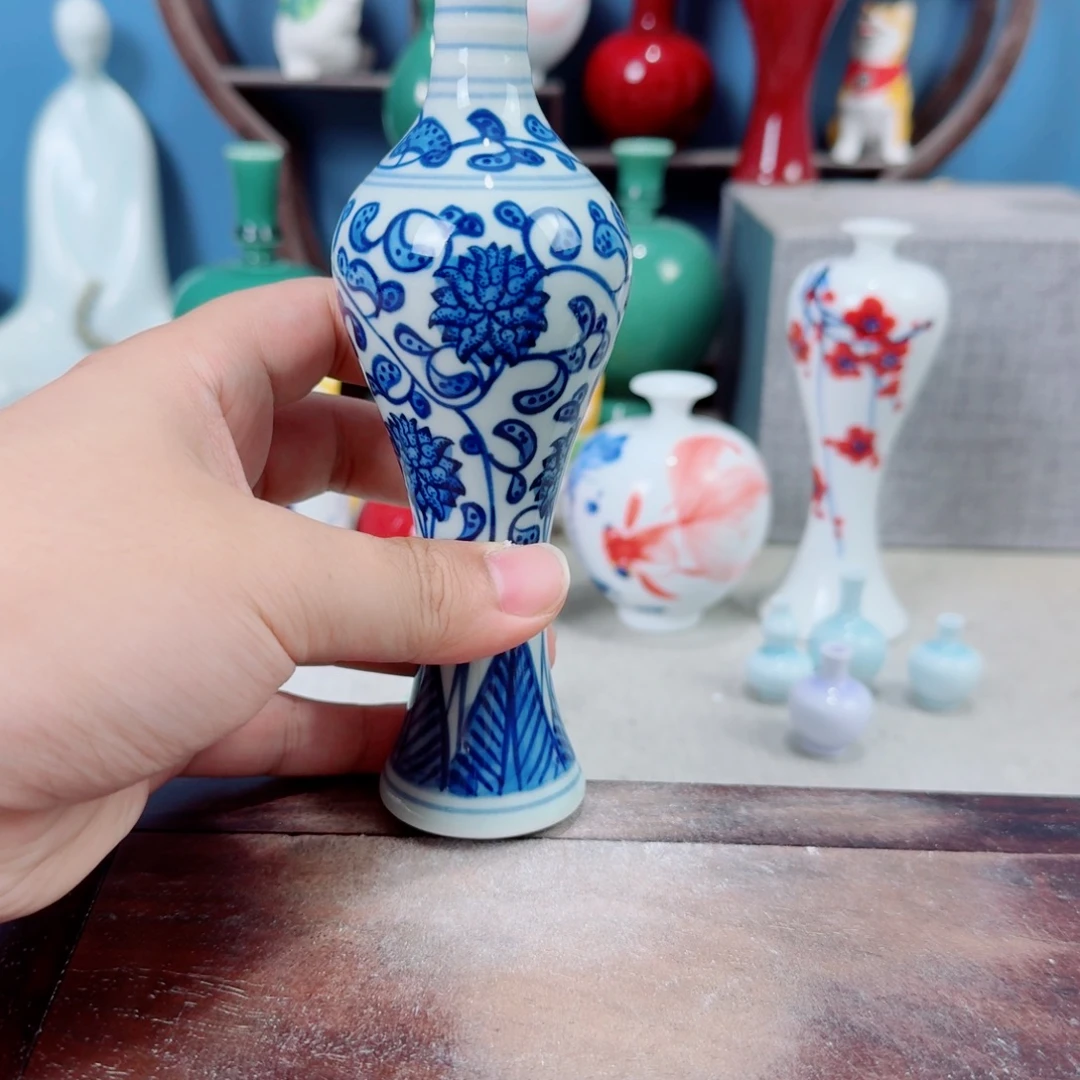 陶瓷手工小花器摆件
