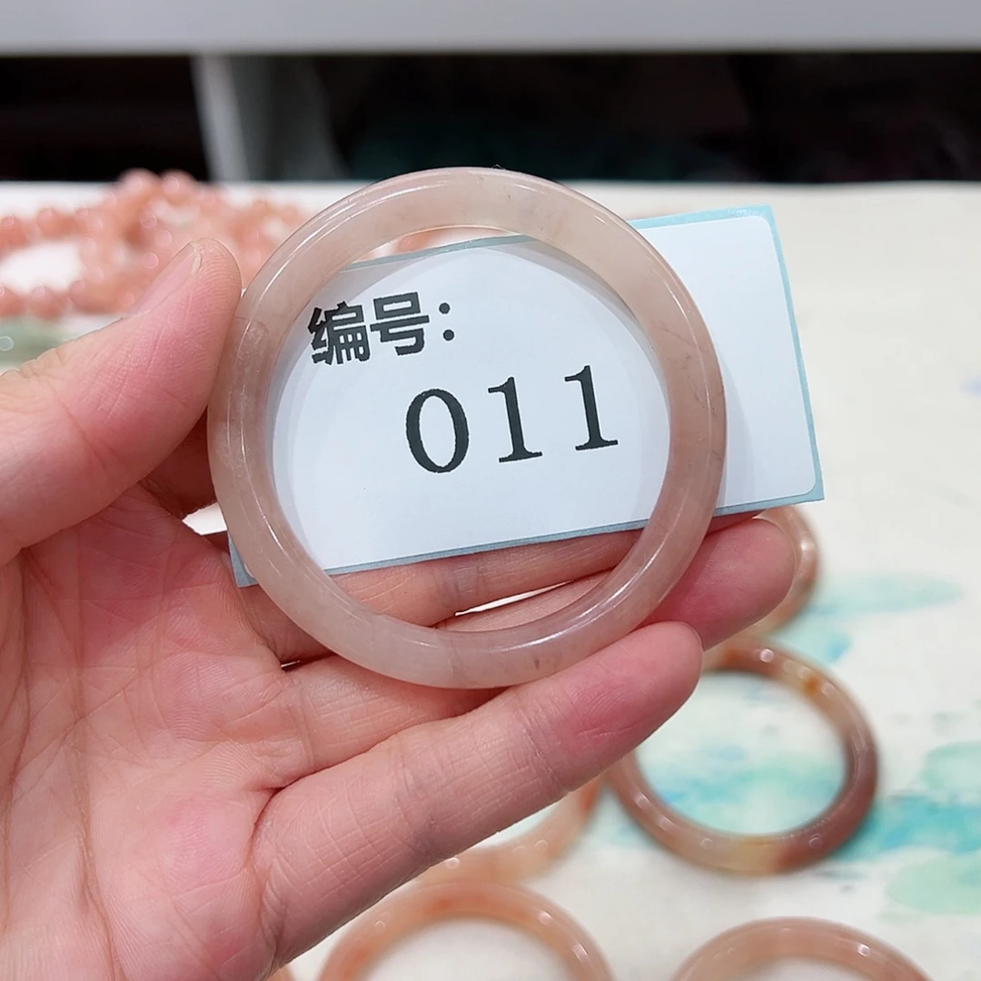 石英质玉手镯未镶嵌圈口54.5