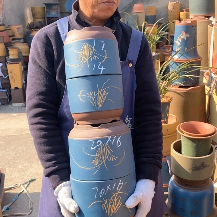 紫砂花盆紫砂花盆