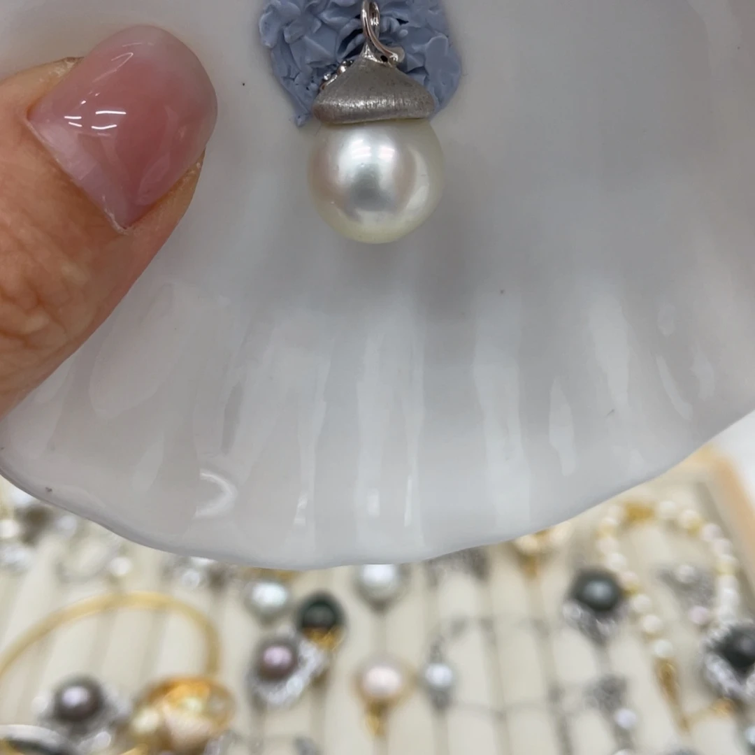 颈饰海水珍珠银S925镶嵌