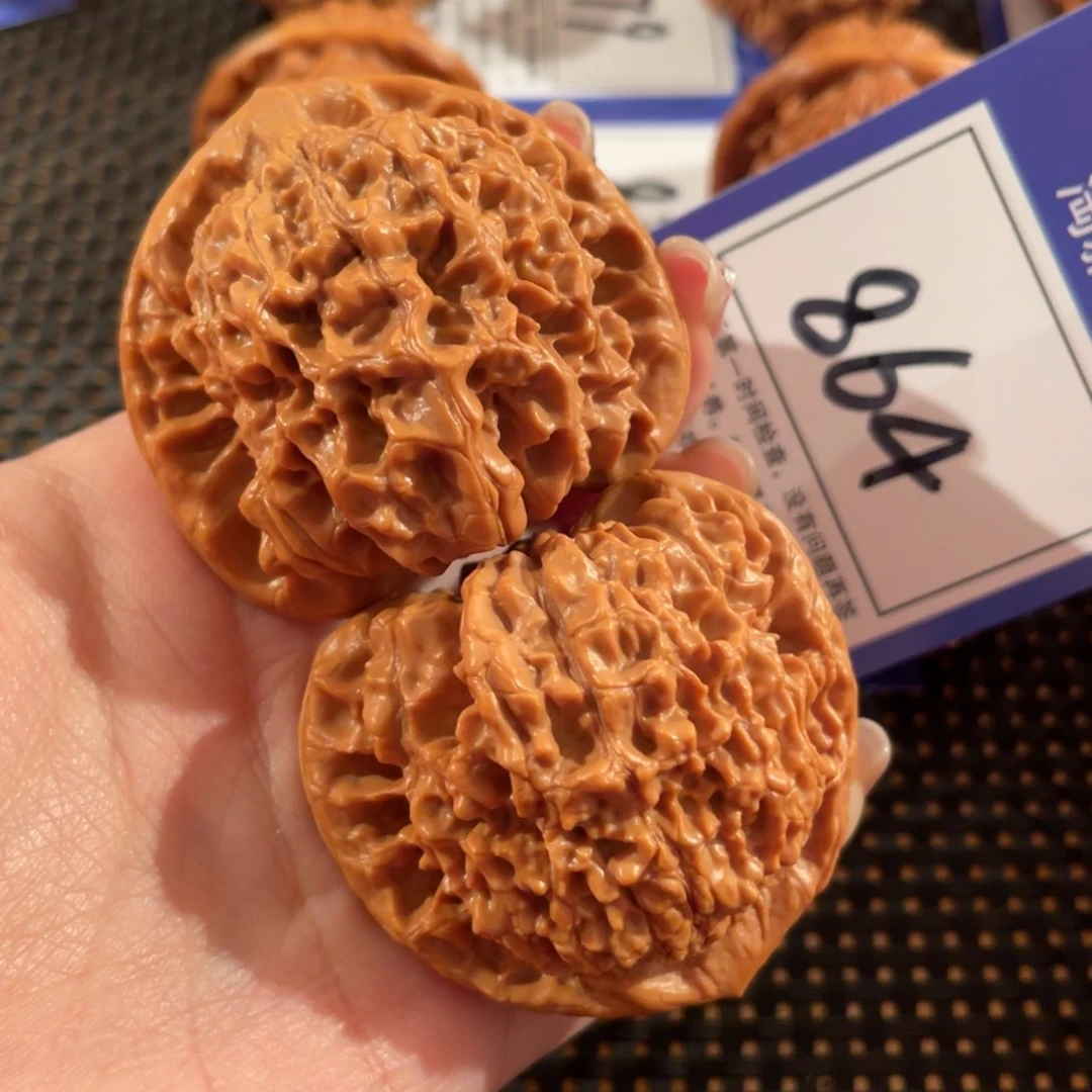 文玩核桃把件864号48尺官帽