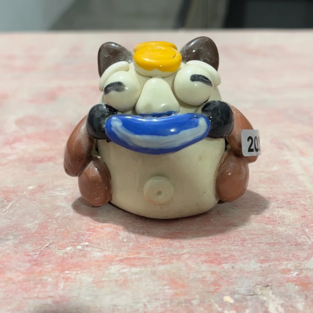 摆件纯手工抽象陶瓷摆件微瑕202